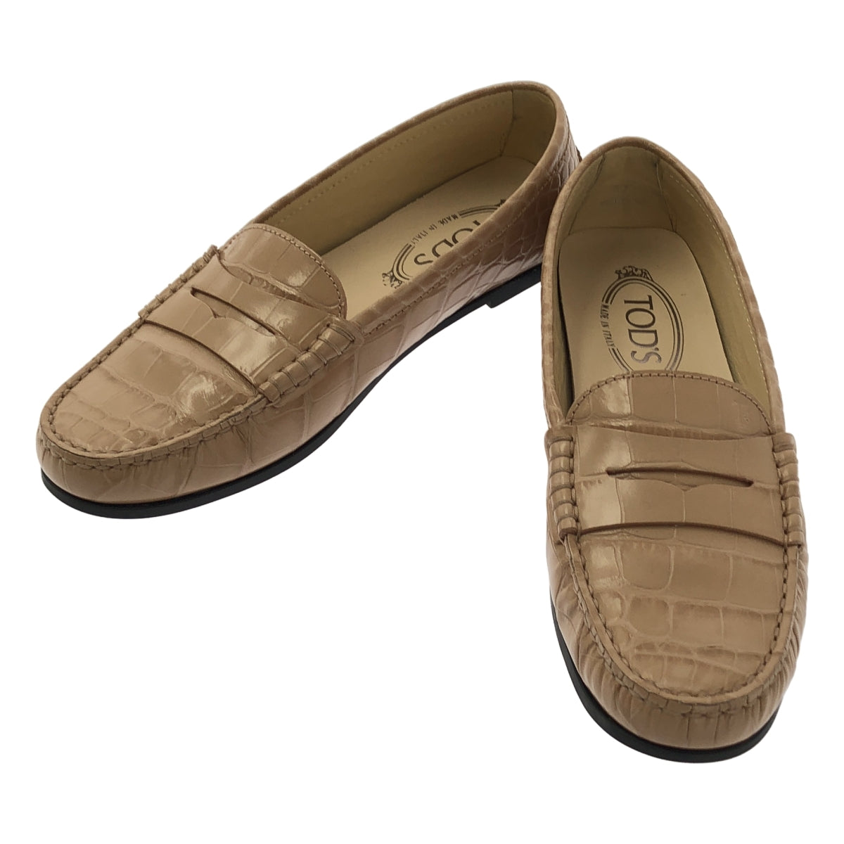 TOD'S / 토즈 | 악어형 푸시 드라이빙 슈즈 | 37 |