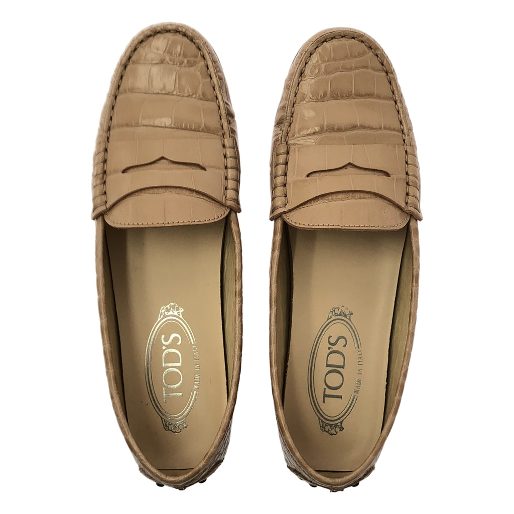 TOD'S / 토즈 | 악어형 푸시 드라이빙 슈즈 | 37 |