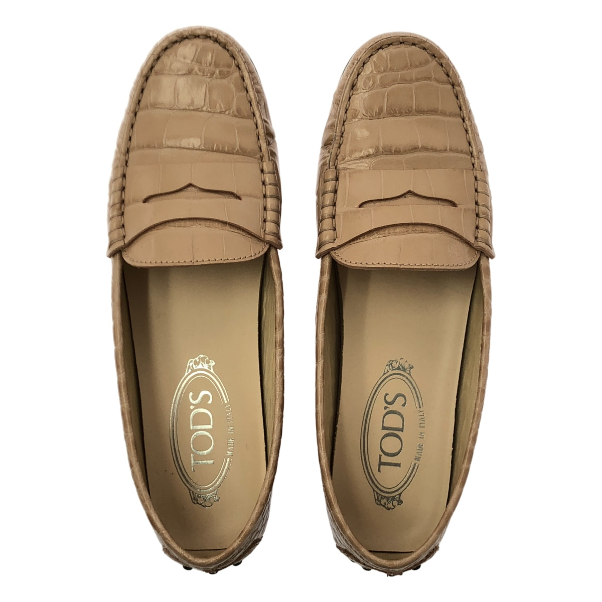 TOD'S / 토즈 | 악어형 푸시 드라이빙 슈즈 | 37 |