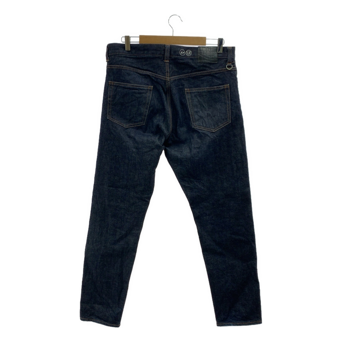 uniform experiment / ユニフォームエクスペリメント | 2023AW | RIGID DENIM TAPERED PANTS / リジッド デニム セルビッチ テーパード パンツ | 2 | メンズ