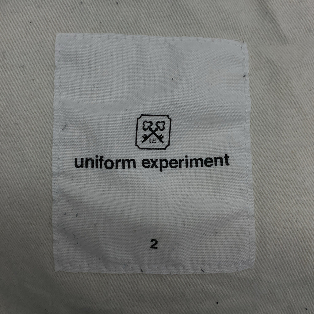 uniform experiment / ユニフォームエクスペリメント | 2023AW | RIGID DENIM TAPERED PANTS / リジッド デニム セルビッチ テーパード パンツ | 2 | メンズ