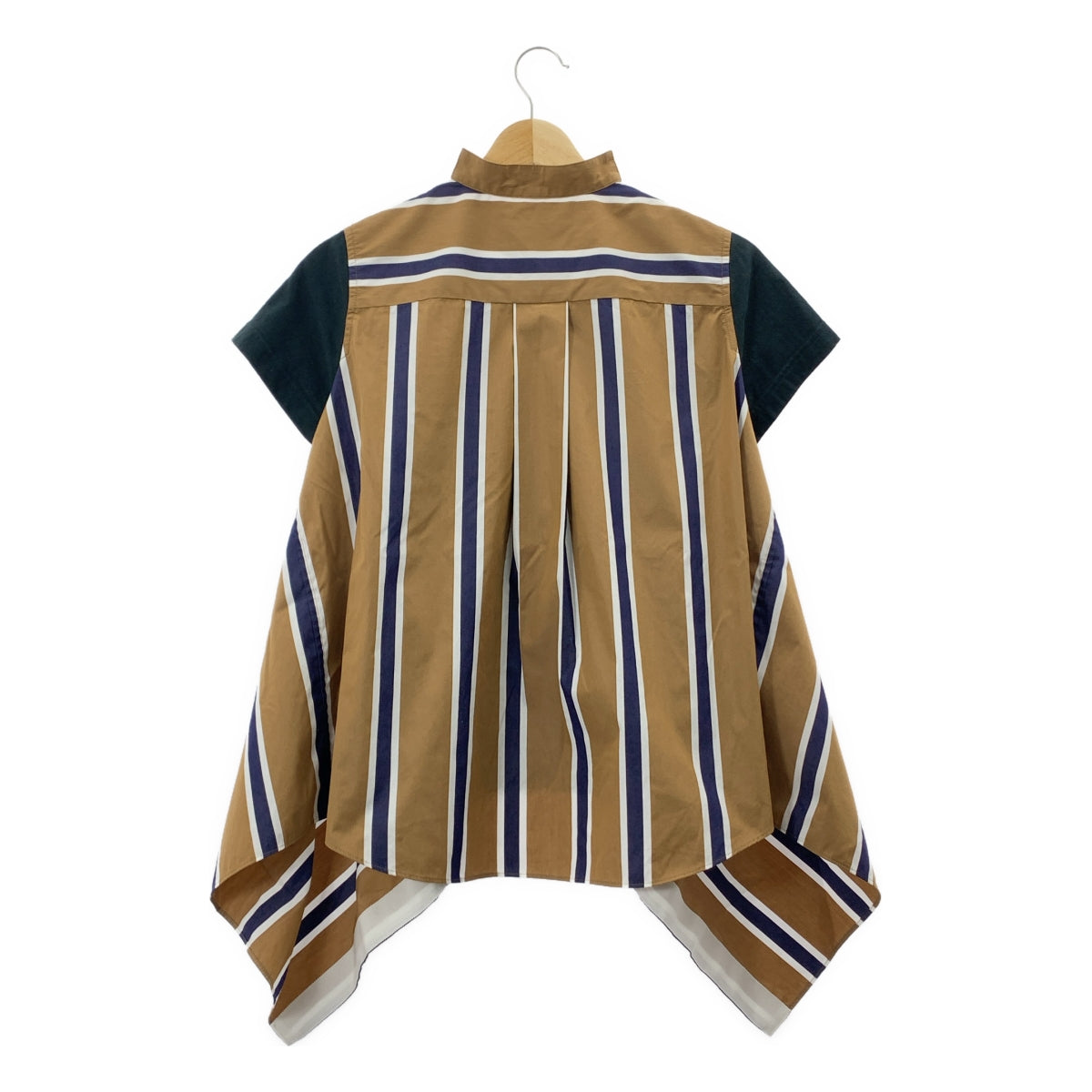 sacai / 사카이 | 코튼 포플린 풀오버 컷소우 | 1 | 블랙 / 브라운 / 네이비 / 화이트 | 여성