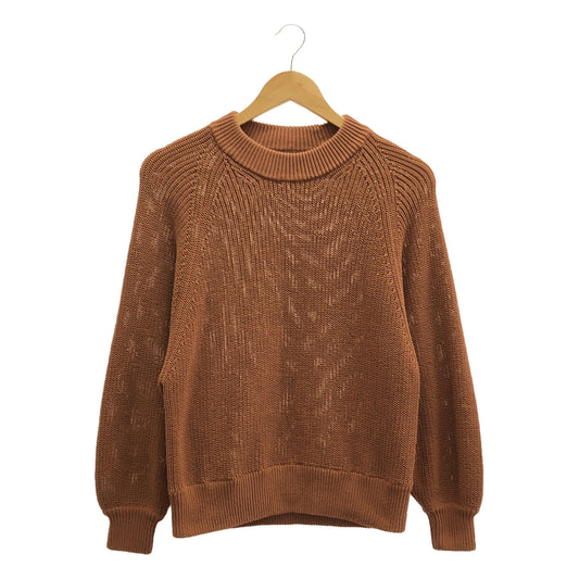 Ron Herman | Cotton Crew Neck Knit | XS | Pink Beige | Women's