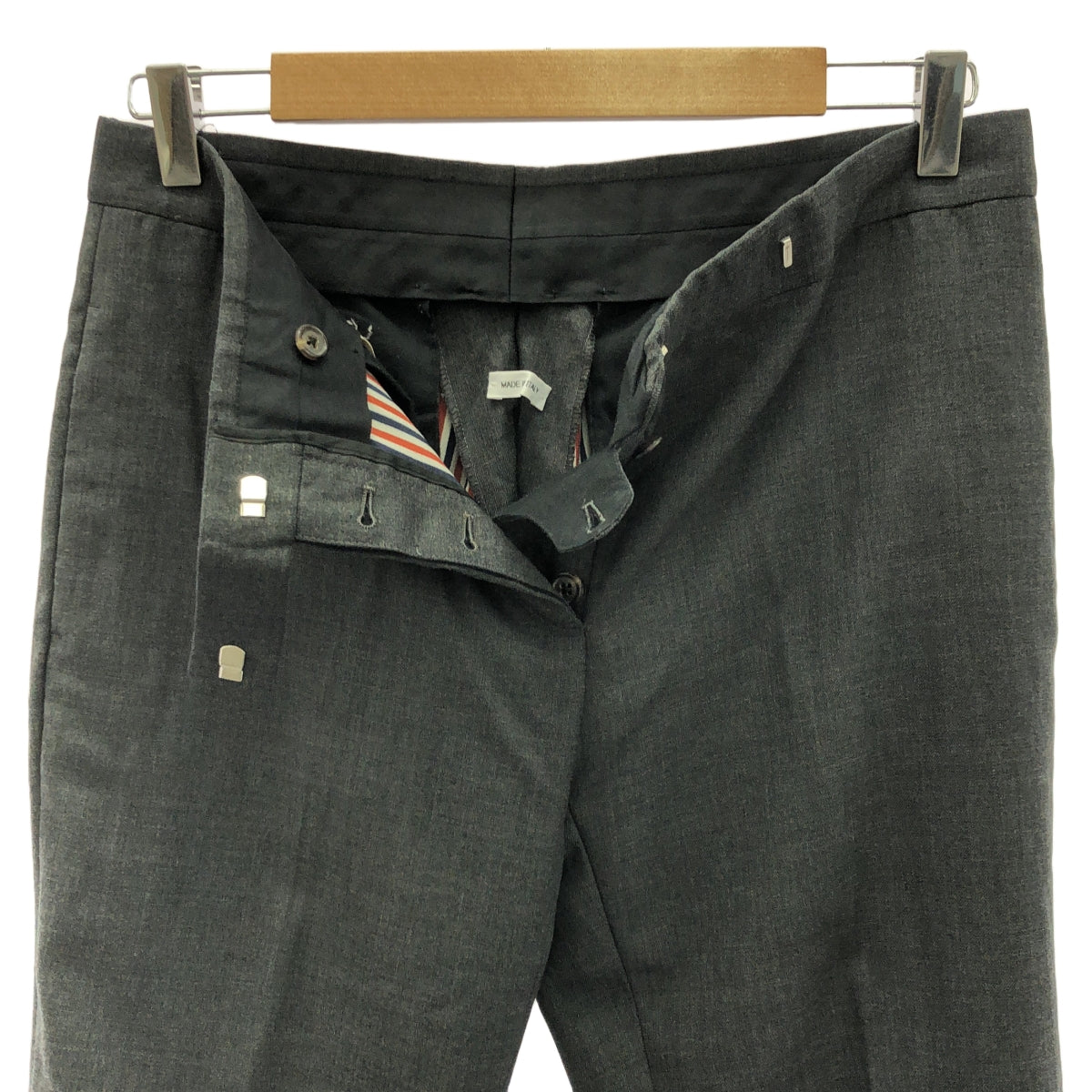 THOM BROWNE / トムブラウン | ローライズ スキニートラウザー パンツ