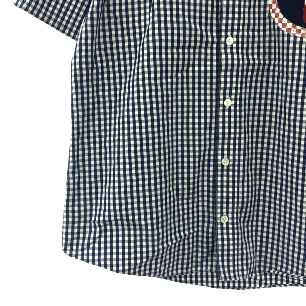 visvim / ビズビム | VISVIM JUNEAU WELD SHIRT S/S / ジップポケット チェックシャツ | M | ネイビー/ホワイト | メンズ