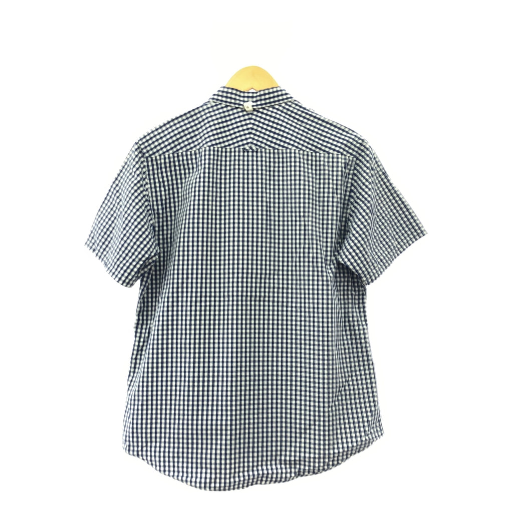 visvim / ビズビム | VISVIM JUNEAU WELD SHIRT S/S / ジップポケット チェックシャツ | M | ネイビー/ホワイト | メンズ
