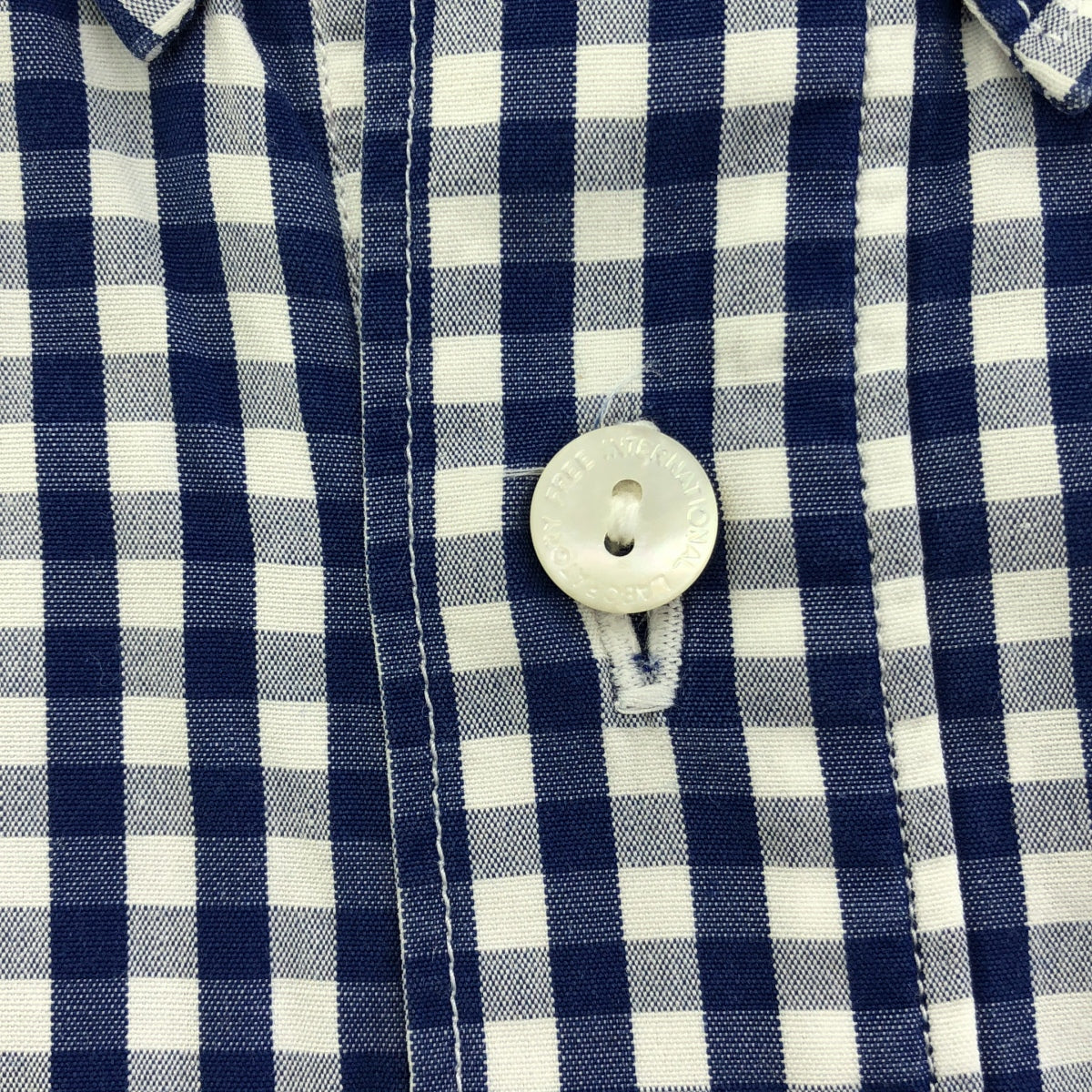 visvim / Visvim | VISVIM JUNEAU WELD SHIRT S/S / 拉鍊口袋格紋襯衫 | M | 海軍藍/白色 | 男款