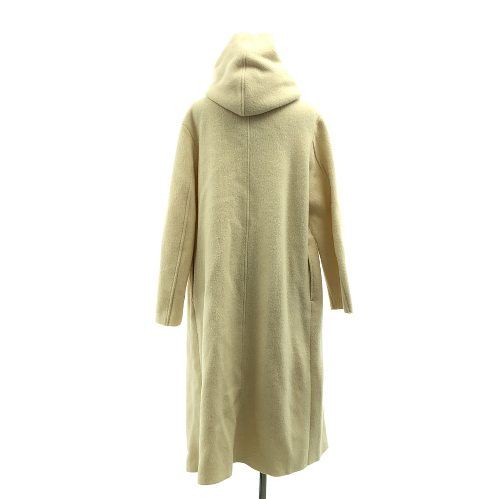 R & DMCo- / 올드 맨즈 재단사 | WOOL FELT KNIT LONG HOODIE COAT / 울 펠트 니트 롱 푸디 코트 |