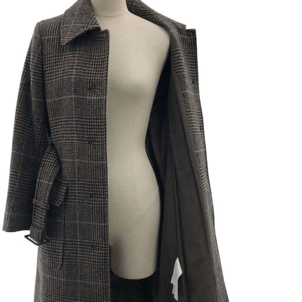 NIJYUSANKU / 23ku | × FOX BROTHERS / Fox Brothers 羊毛繫帶大衣 / 全襯裡 | 尺寸 32 | 女款