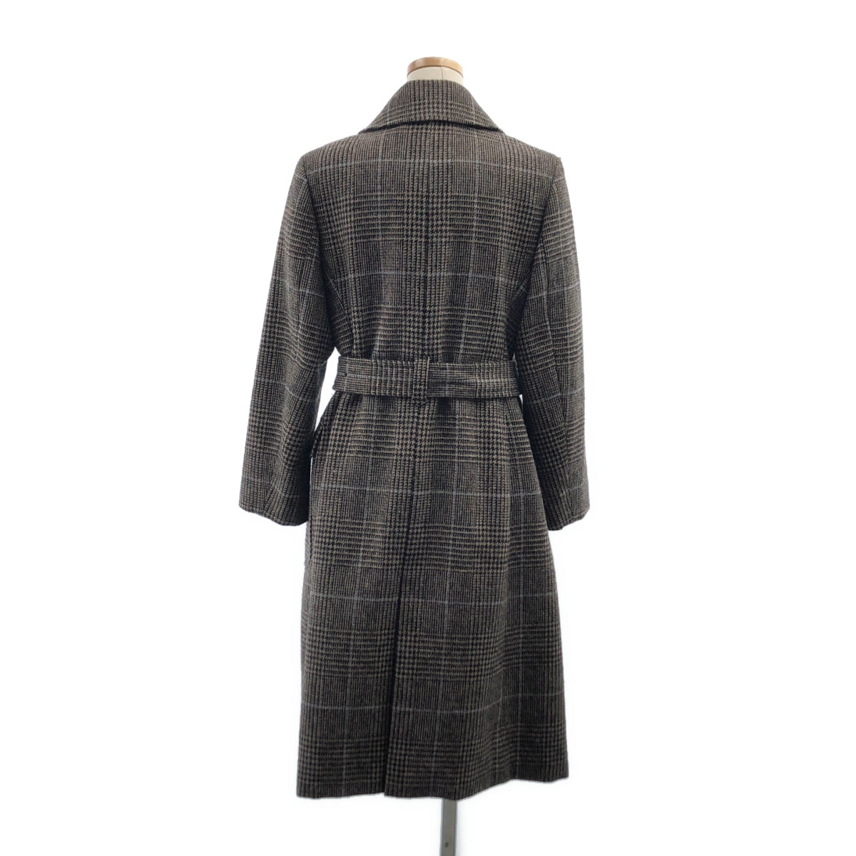 NIJYUSANKU / 23ku | × FOX BROTHERS / Fox Brothers 羊毛繫帶大衣 / 全襯裡 | 尺寸 32 | 女款