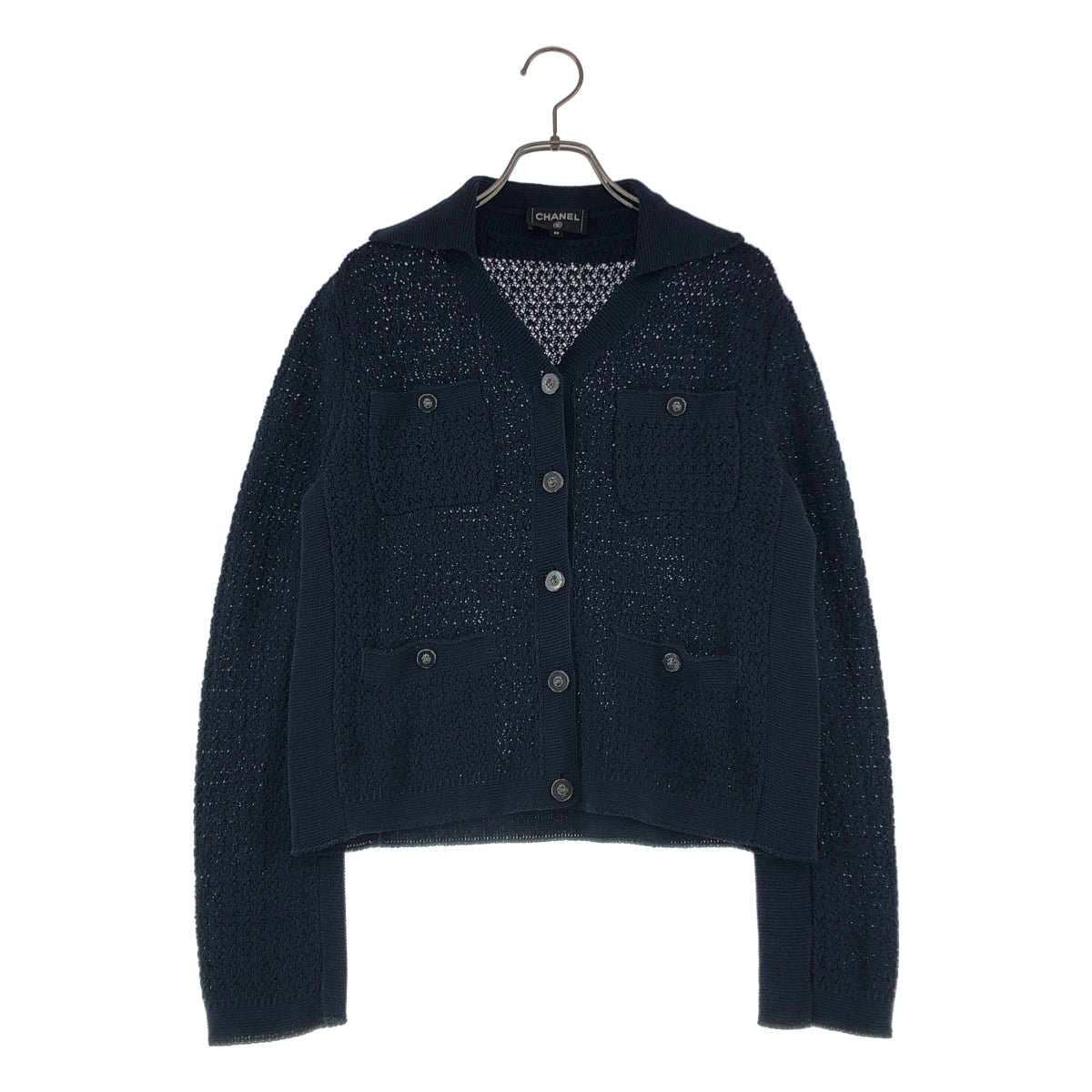 CHANEL / シャネル | ロゴボタン ニット カーディガン ジャケット | 36 | レディース