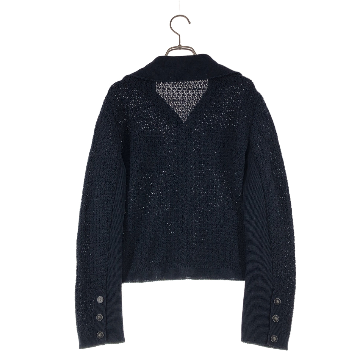 CHANEL / シャネル | ロゴボタン ニット カーディガン ジャケット | 36