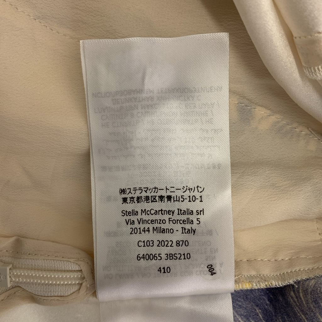 STELLA McCARTNEY | 100% 真絲 | 全身動物印花側拉鍊休閒褲 | 尺寸 36 |