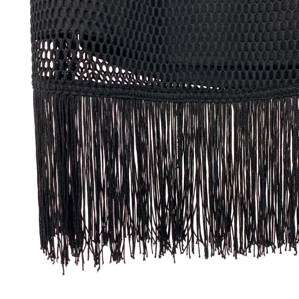 CITYSHOP | 2024春夏 | 網紗流蘇半身裙（含襯裙） | 尺寸36 | 女裝