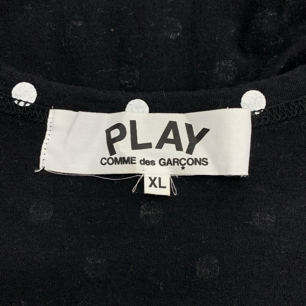 PLAY COMME des GARCONS / 플레이콤 데 갤슨 | 2016 | 도트 하트 패치 크루넥 오버 컷소우 |