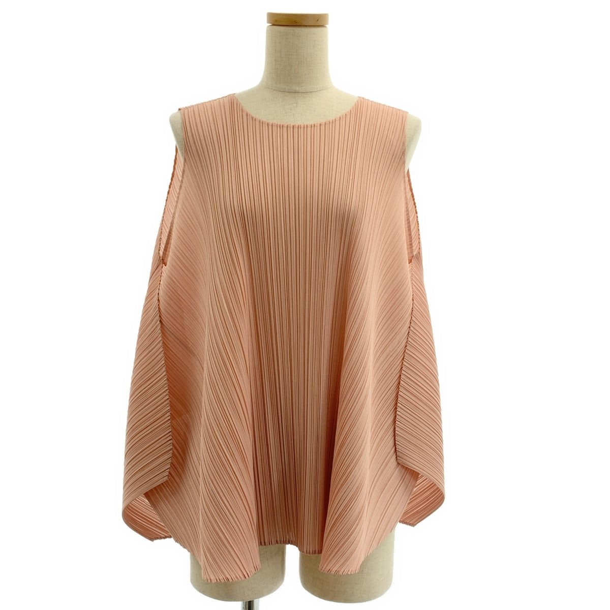 PLEATS PLEASE ISSEY MIYAKE / 주름 뿌리즈 이세이 미야케 | 변형 오버 실루엣 민소매 탑스 베스트 | 3 | 여성
