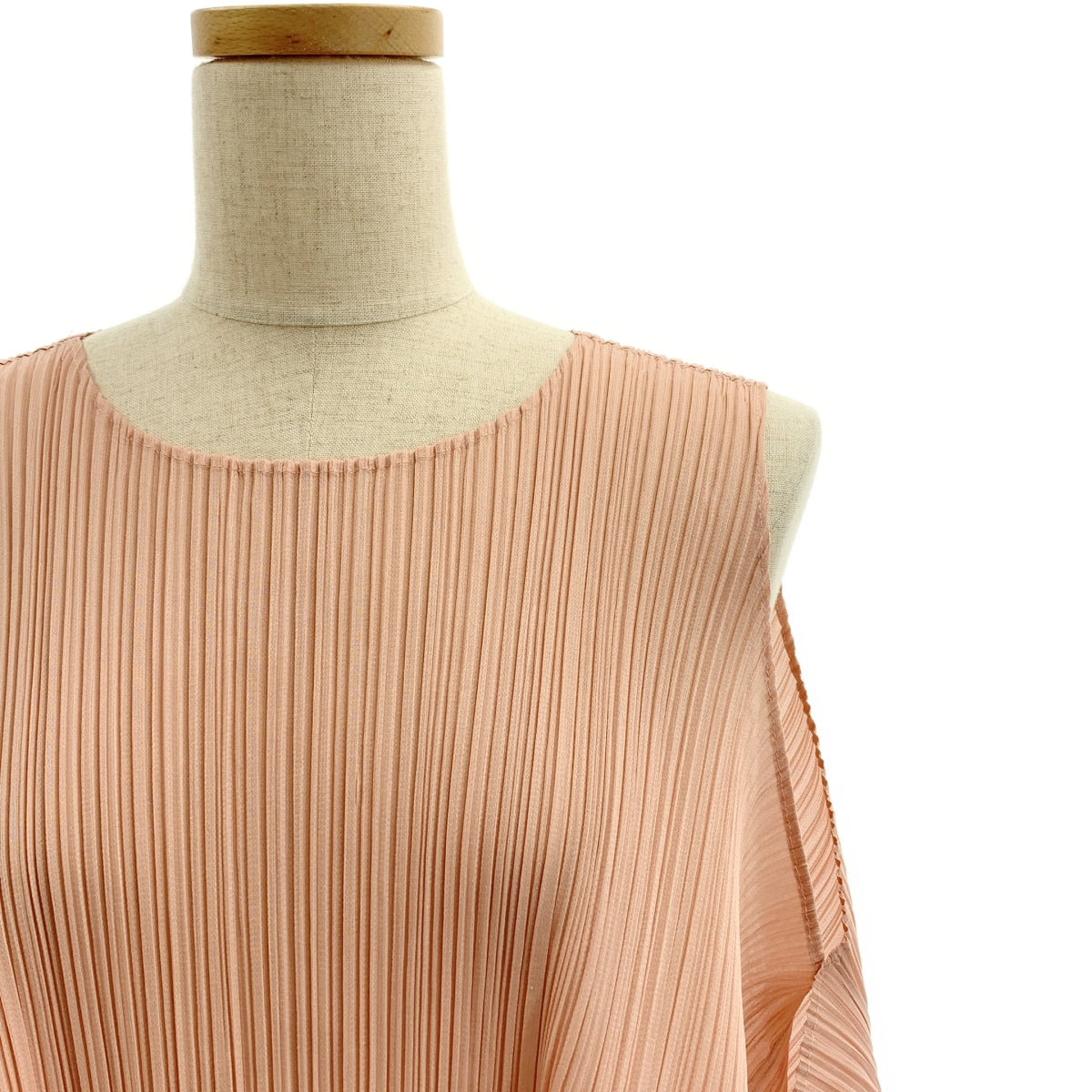 PLEATS PLEASE ISSEY MIYAKE / 주름 뿌리즈 이세이 미야케 | 변형 오버 실루엣 민소매 탑스 베스트 | 3 | 여성