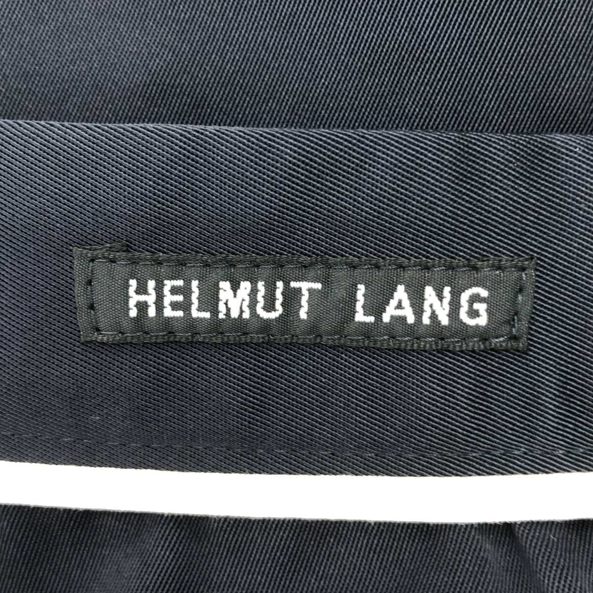 HELMUT LANG / Helmut Lang | 1990 年代 | 他的時代，義大利製造，尼龍彈性 | 尺寸 40 | 海軍藍 | 女款