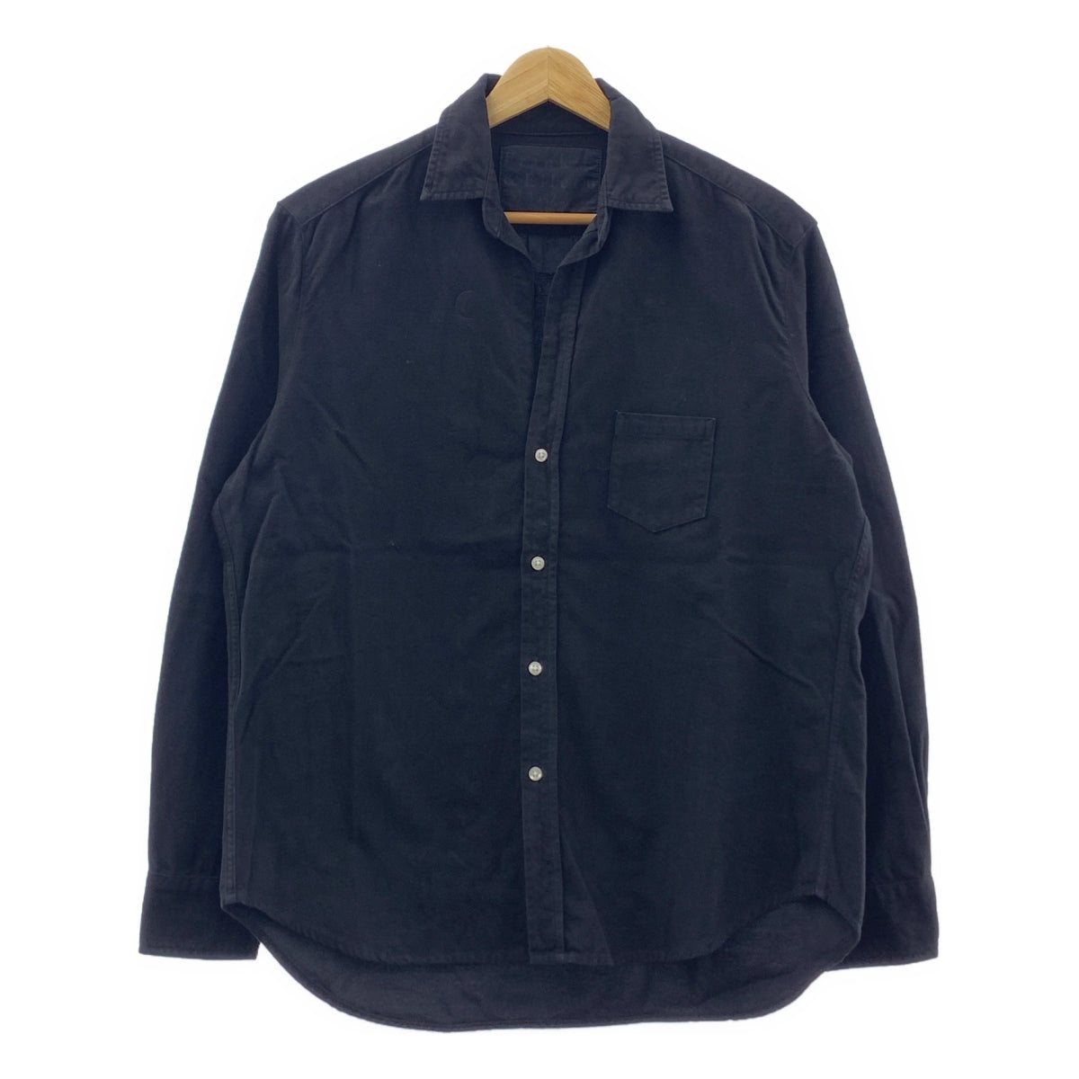 Frank &amp; Eileen / 프랭크 앤 아이린 | EILEEN 가먼트 다이 오픈 컬러 셔츠 | S | 블랙 | 여성