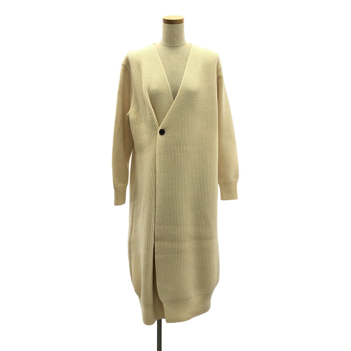 HYKE / 하이크 | 울 니트 롱 가디건 | 1 | 아이보리 | 여성