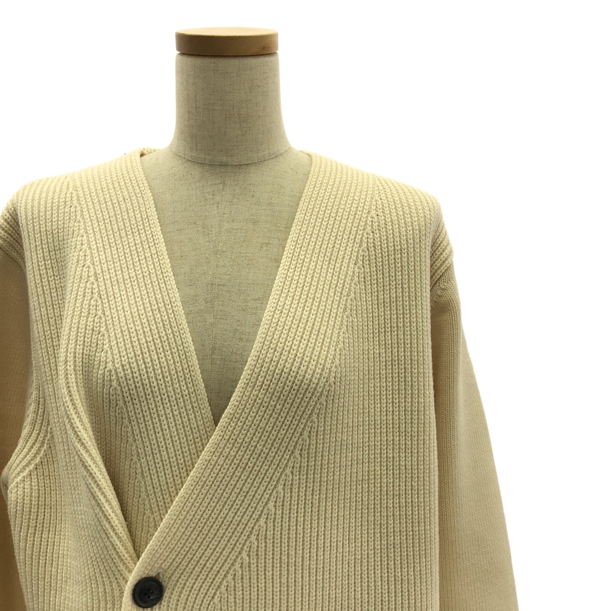 HYKE / 하이크 | 울 니트 롱 가디건 | 1 | 아이보리 | 여성