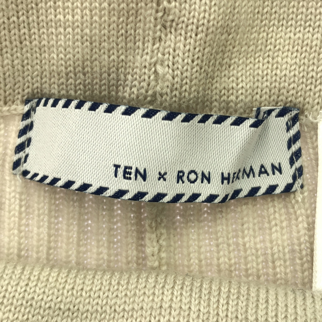 Ron Herman / ロンハーマン | × TEN 別注 ウール リブ ニットパンツ | XS | ベージュ | レディース