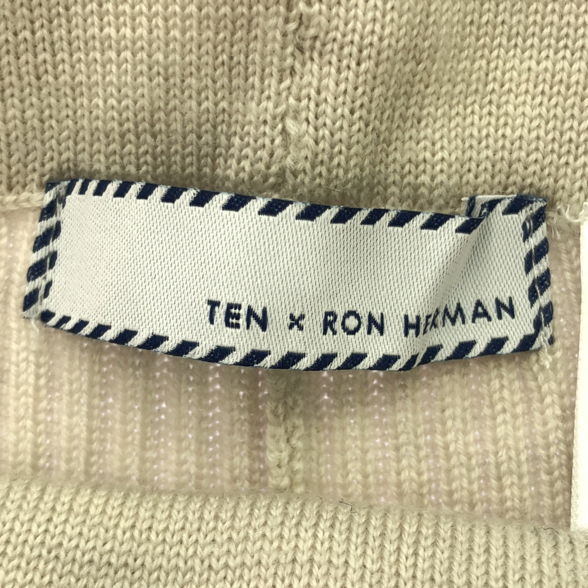 Ron Herman / ロンハーマン | × TEN 別注 ウール リブ ニットパンツ | XS | ベージュ | レディース