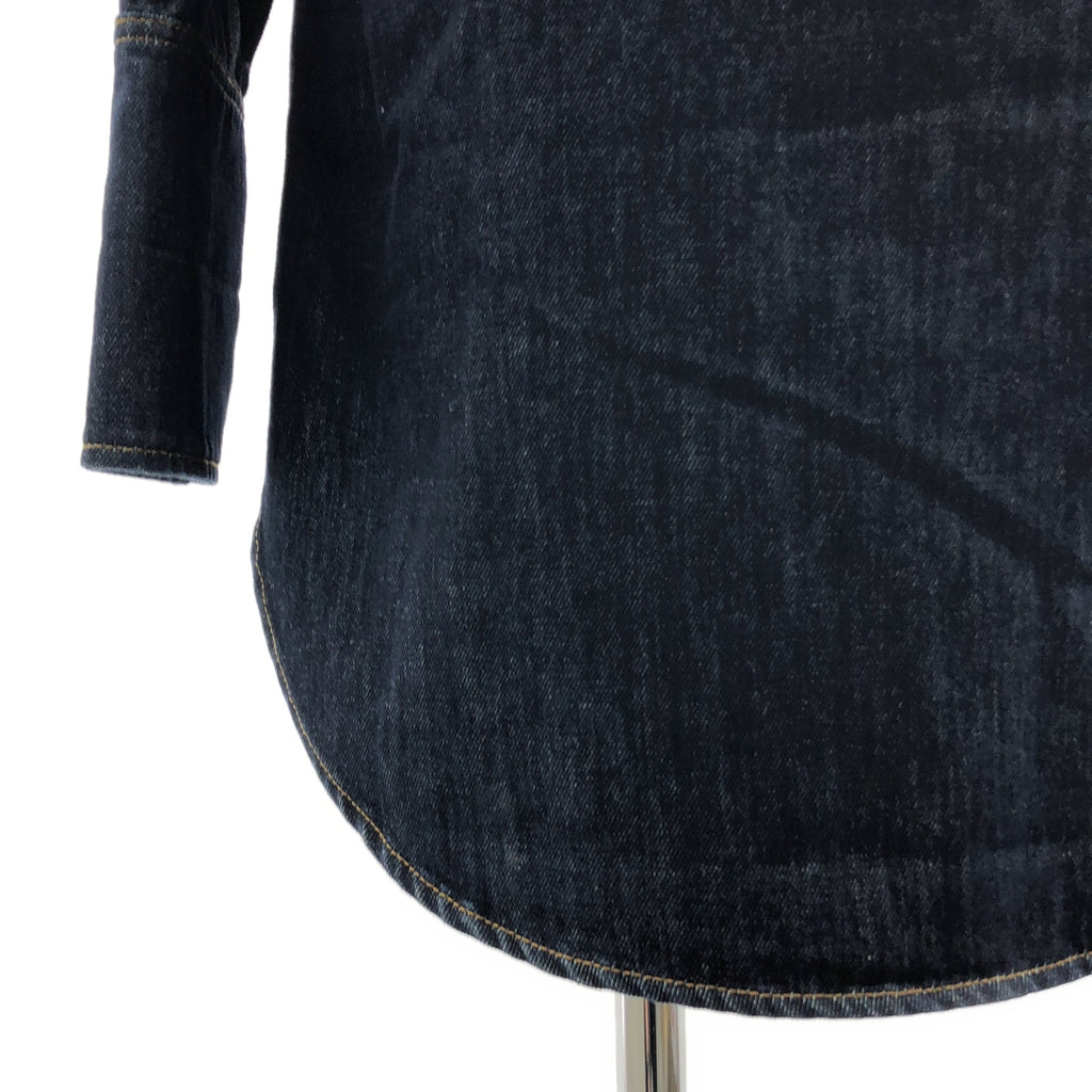 DRIES VAN NOTEN / 드리스 반 노튼 | 데님 하이넥 풀오버 원피스 | XS |