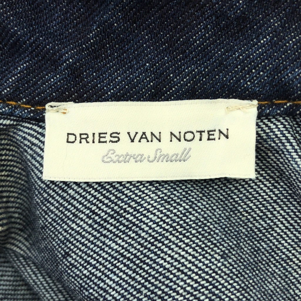 DRIES VAN NOTEN / 드리스 반 노튼 | 데님 하이넥 풀오버 원피스 | XS |