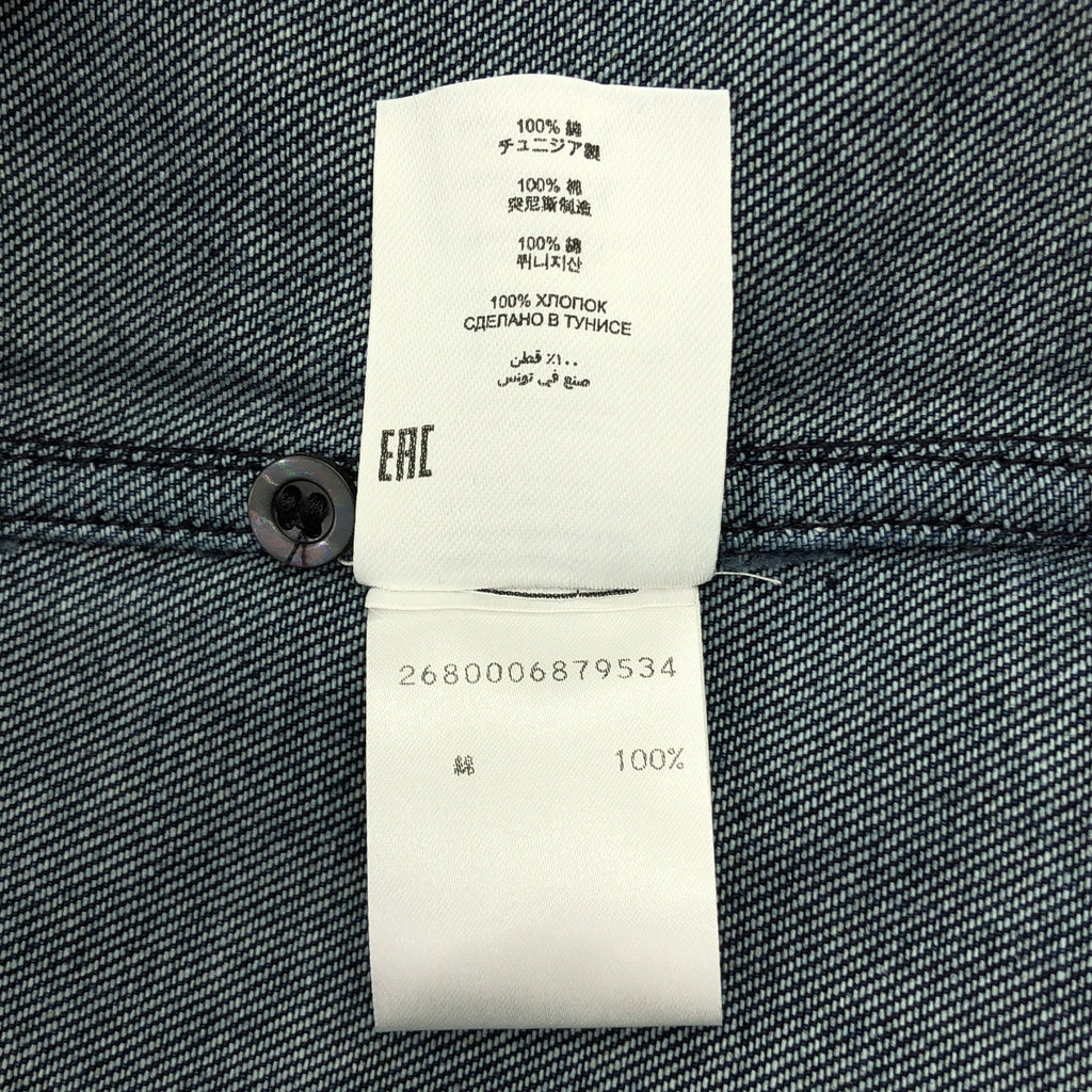 DRIES VAN NOTEN / 드리스 반 노튼 | 데님 하이넥 풀오버 원피스 | XS |