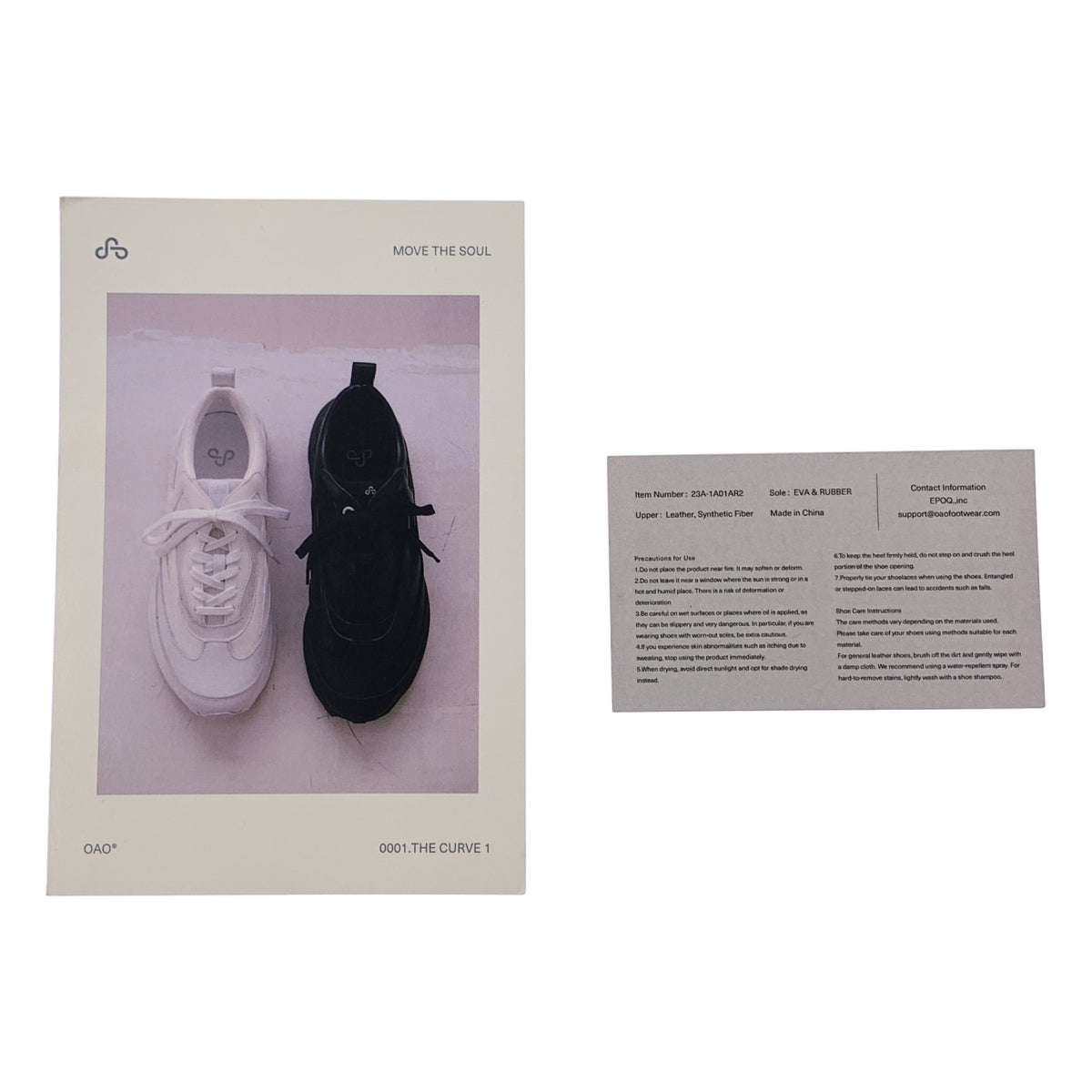 OAO / オーエーオー | THE CURVE 1 / Vibram Rollin Gait System Sole / ローカット スニーカー | 24 | レディース
