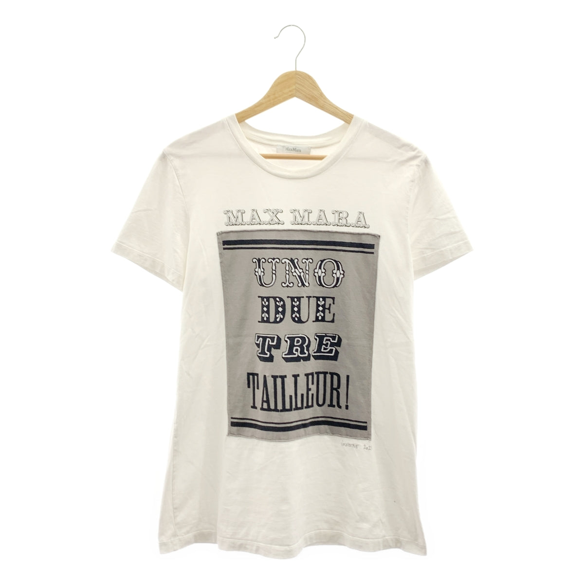 Max Mara / マックスマーラ | ロゴ プリント Tシャツ カットソー |