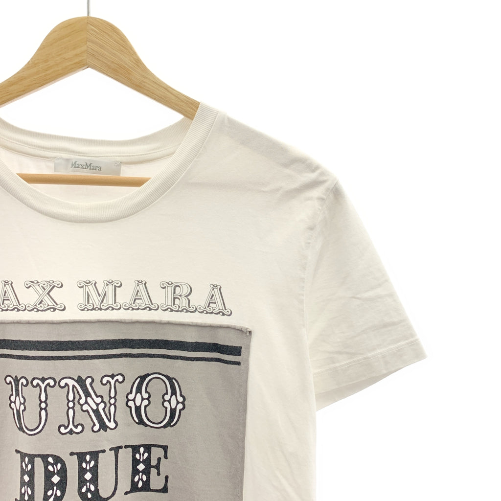 Max Mara / 맥스마라 | 로고 프린트 티셔츠 컷소우 |