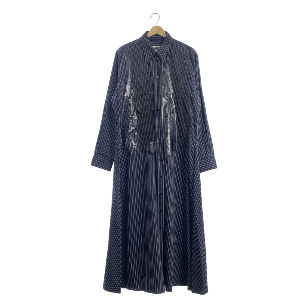 MM6 Maison Margiela / エムエムシックスメゾンマルジェラ | 2020AW | オーバーシルエット ポケット付き シャツ ワンピース | S |