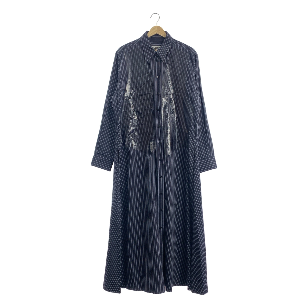 MM6 Maison Margiela / エムエムシックスメゾンマルジェラ | 2020AW | オーバーシルエット ポケット付き シャツ ワンピース | S |