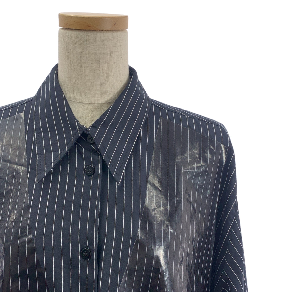 MM6 Maison Margiela / エムエムシックスメゾンマルジェラ | 2020AW | オーバーシルエット ポケット付き シャツ ワンピース | S |