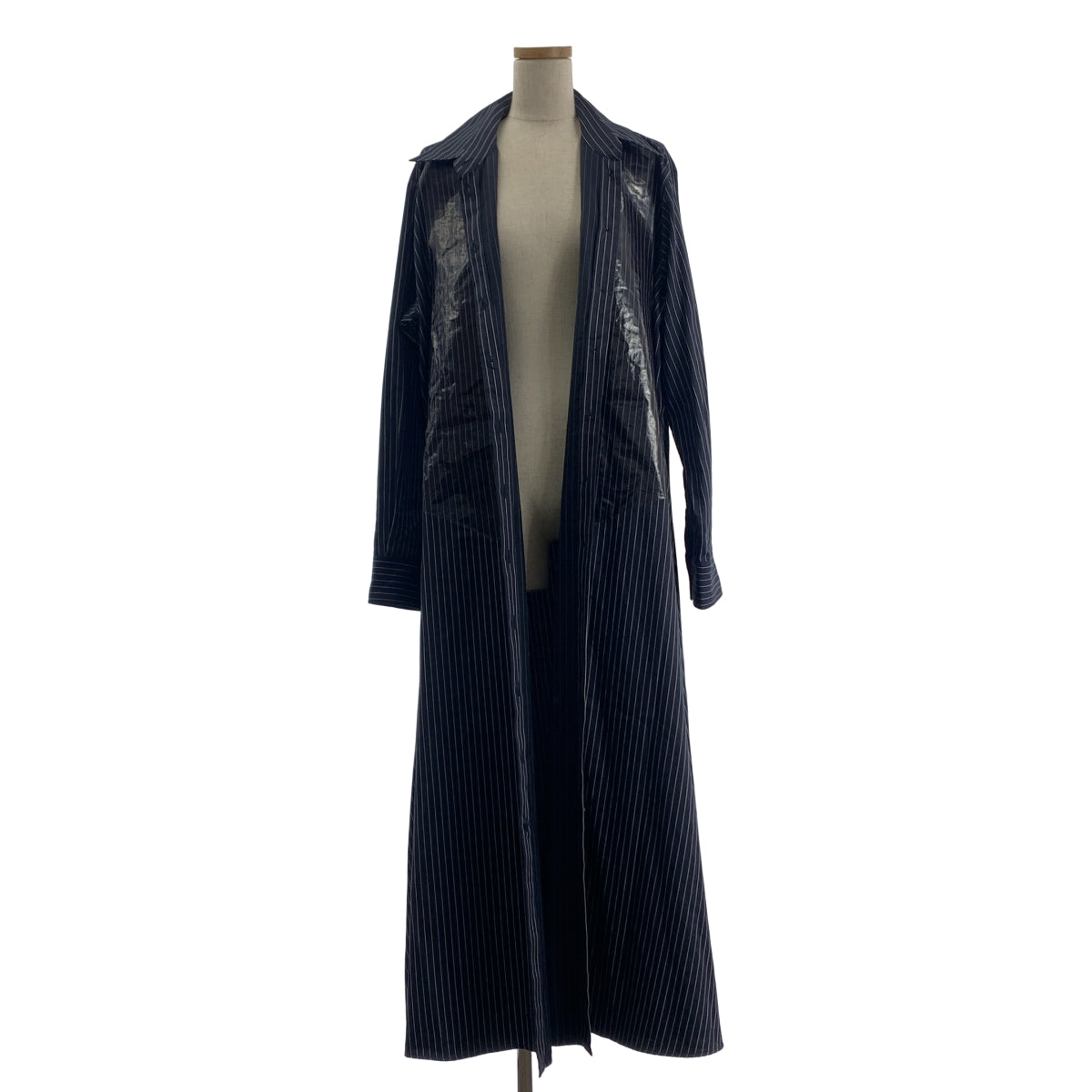 MM6 Maison Margiela / エムエムシックスメゾンマルジェラ | 2020AW | オーバーシルエット ポケット付き シャツ ワンピース | S |
