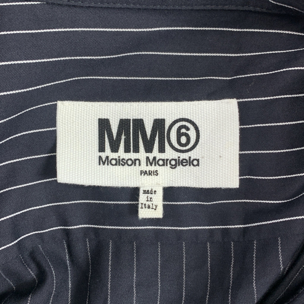 MM6 Maison Margiela / エムエムシックスメゾンマルジェラ | 2020AW | オーバーシルエット ポケット付き シャツ ワンピース | S |