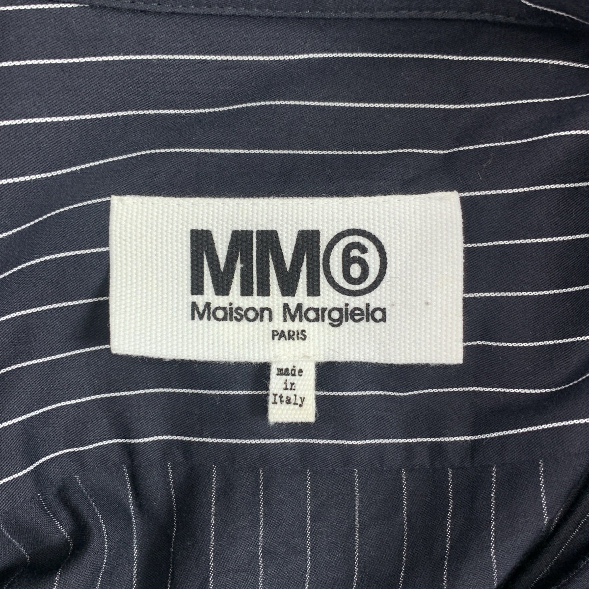 MM6 Maison Margiela / エムエムシックスメゾンマルジェラ | 2020AW | オーバーシルエット ポケット付き シャツ ワンピース | S |