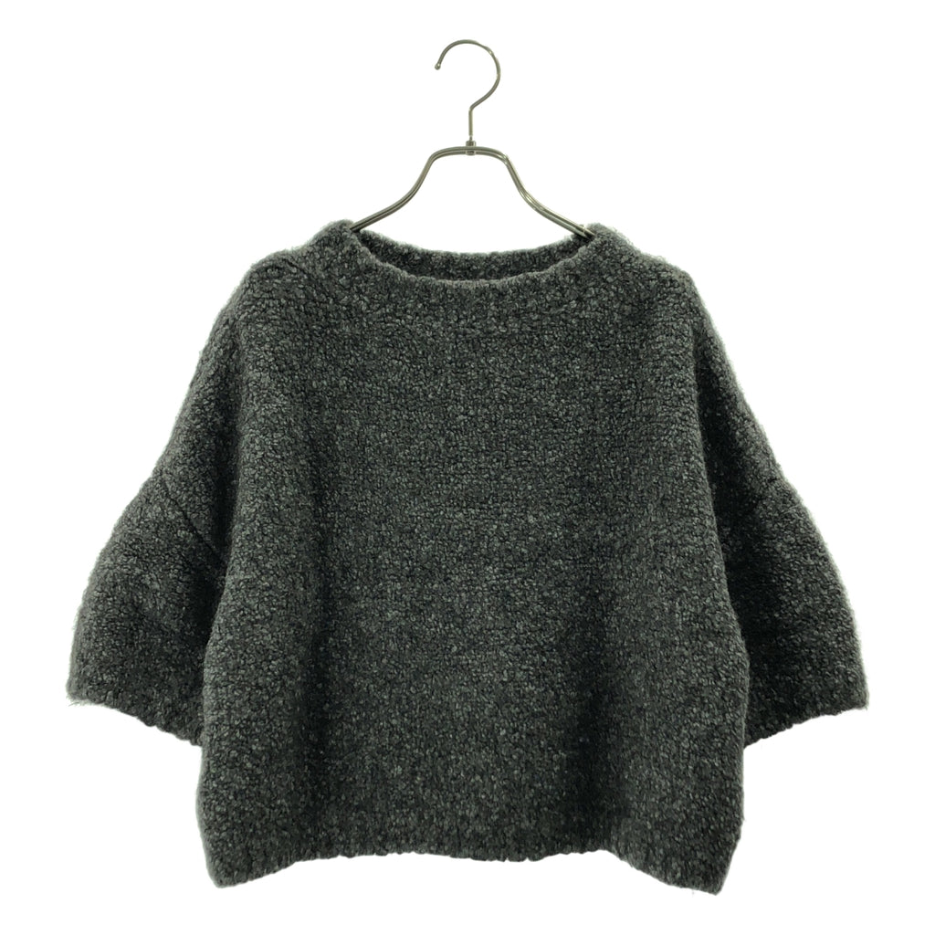 ADORE / アドーア | ウール アルパカ混 ショートスリーブ ニット | 38 | レディース