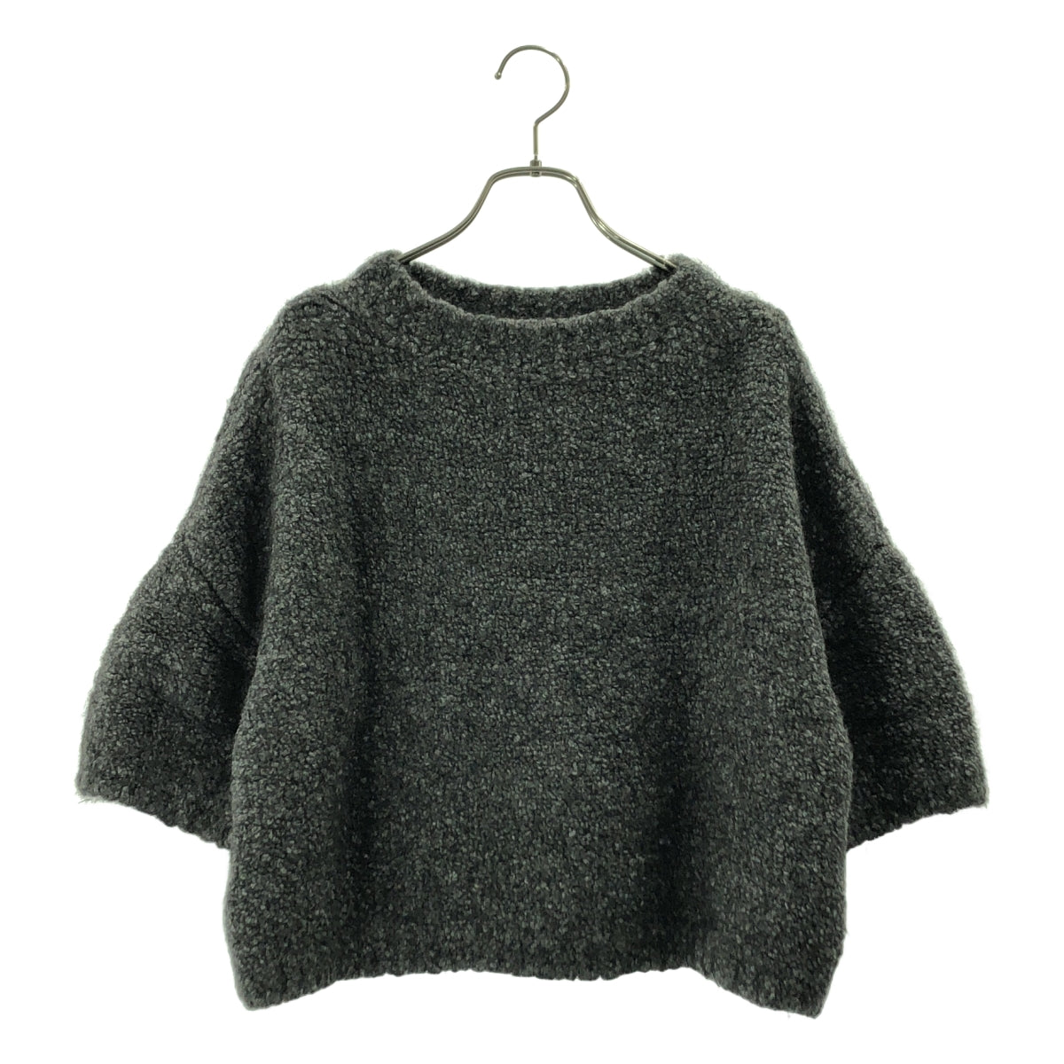 ADORE / アドーア | ウール アルパカ混 ショートスリーブ ニット | 38 | レディース