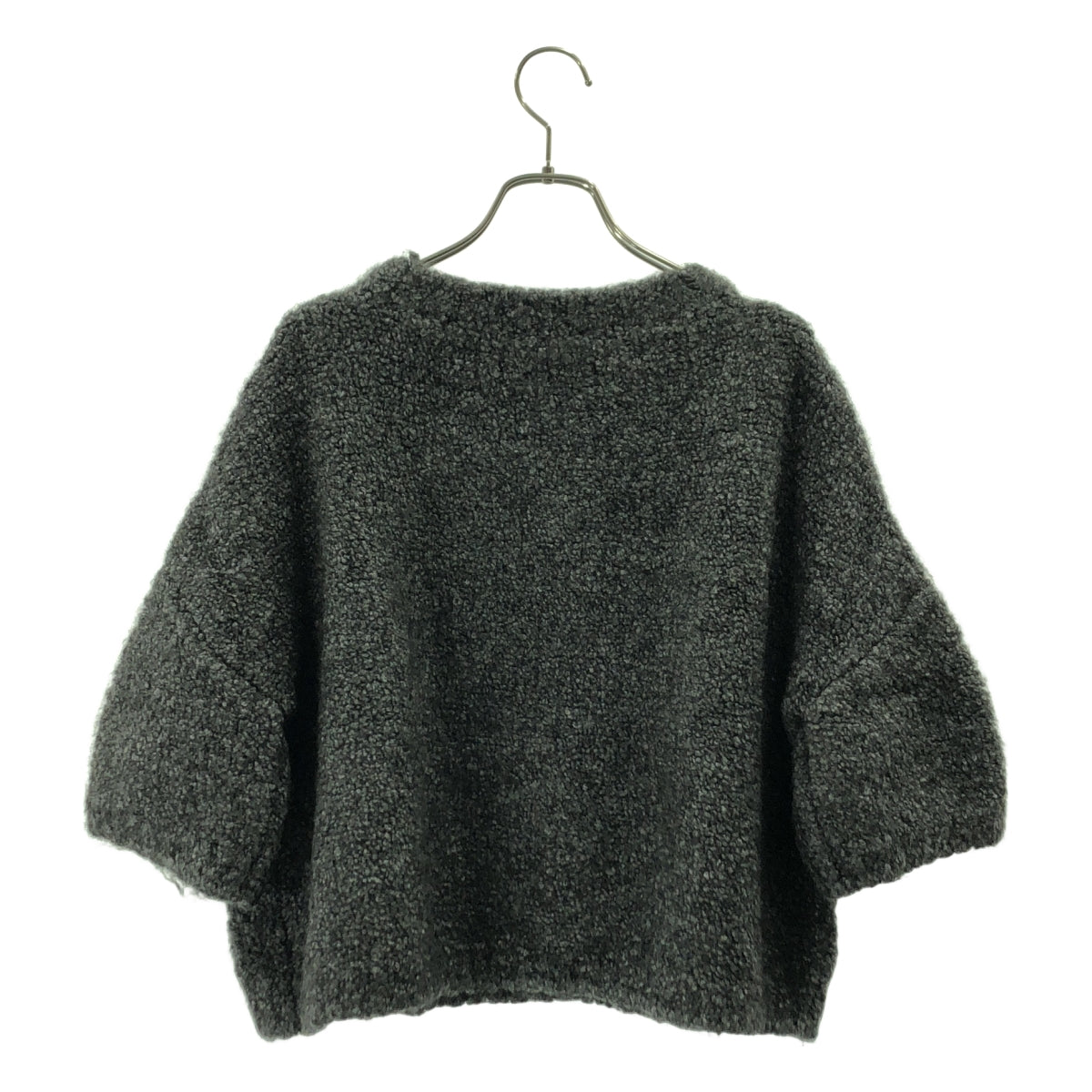 ADORE / アドーア | ウール アルパカ混 ショートスリーブ ニット | 38 | レディース