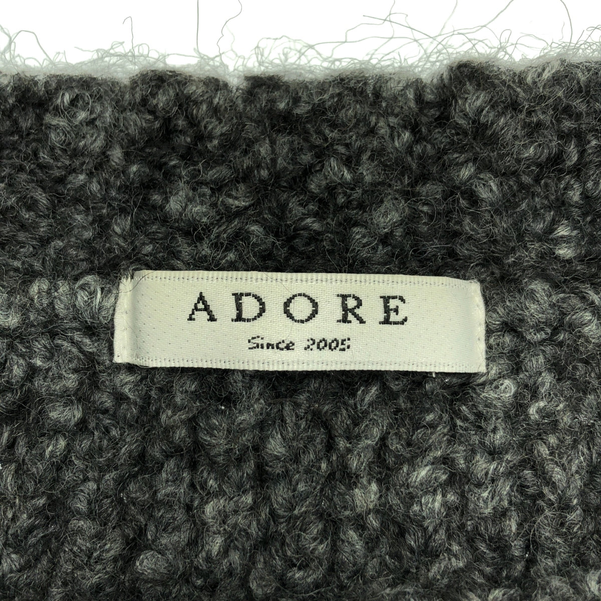 ADORE / アドーア | ウール アルパカ混 ショートスリーブ ニット | 38 | レディース