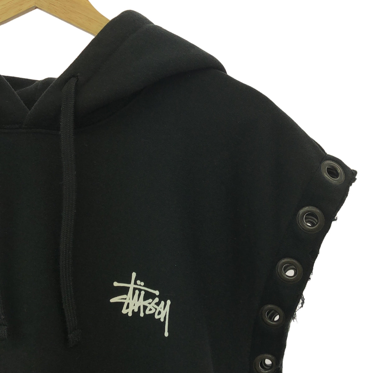 eye JUNYA WATANABE COMME des GARCONS MAN / 아이준야 와타나베 맨 | 2024SS | × STUSSY 백 로고 오버 스웨트 후디 | M | 남성