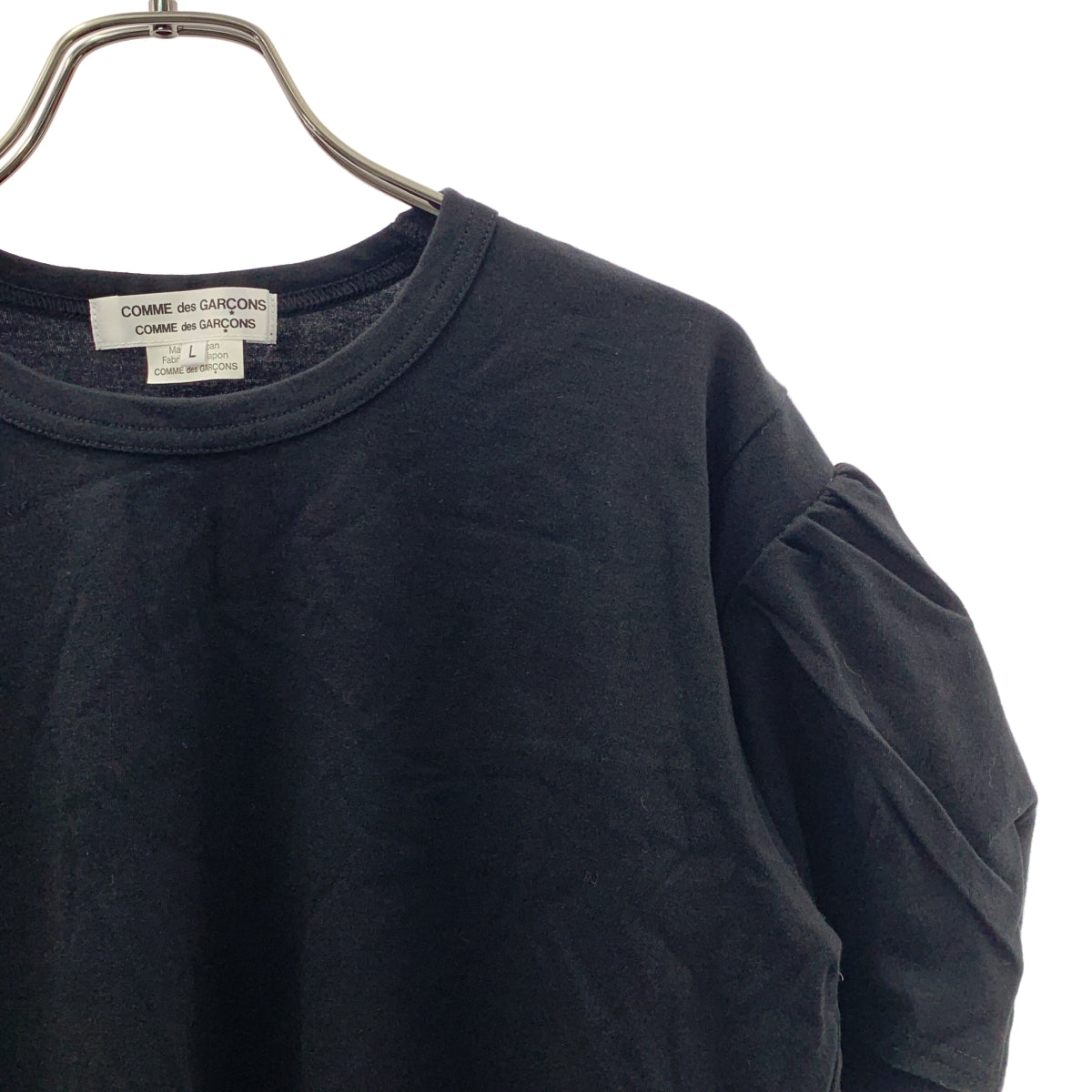 COMME des GARCONS COMME des GARCONS / コムコム | 2019AW | コットン レイヤード スリーブ クルーネックカットソー | L | レディース