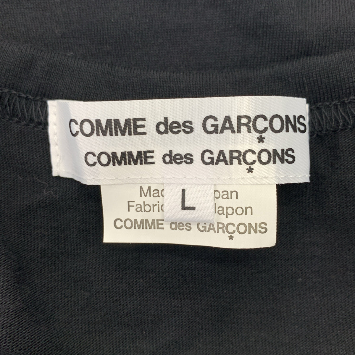 COMME des GARCONS COMME des GARCONS / コムコム | 2019AW | コットン レイヤード スリーブ クルーネックカットソー | L | レディース