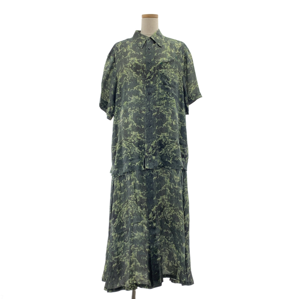 TOGA PULLA | 內搭印花襯衫裙 | 尺寸 36 | 女款