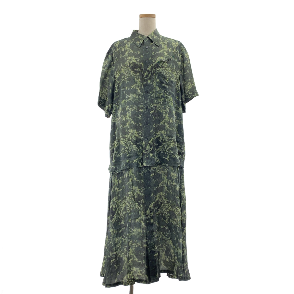 TOGA PULLA | 內搭印花襯衫裙 | 尺寸 36 | 女款