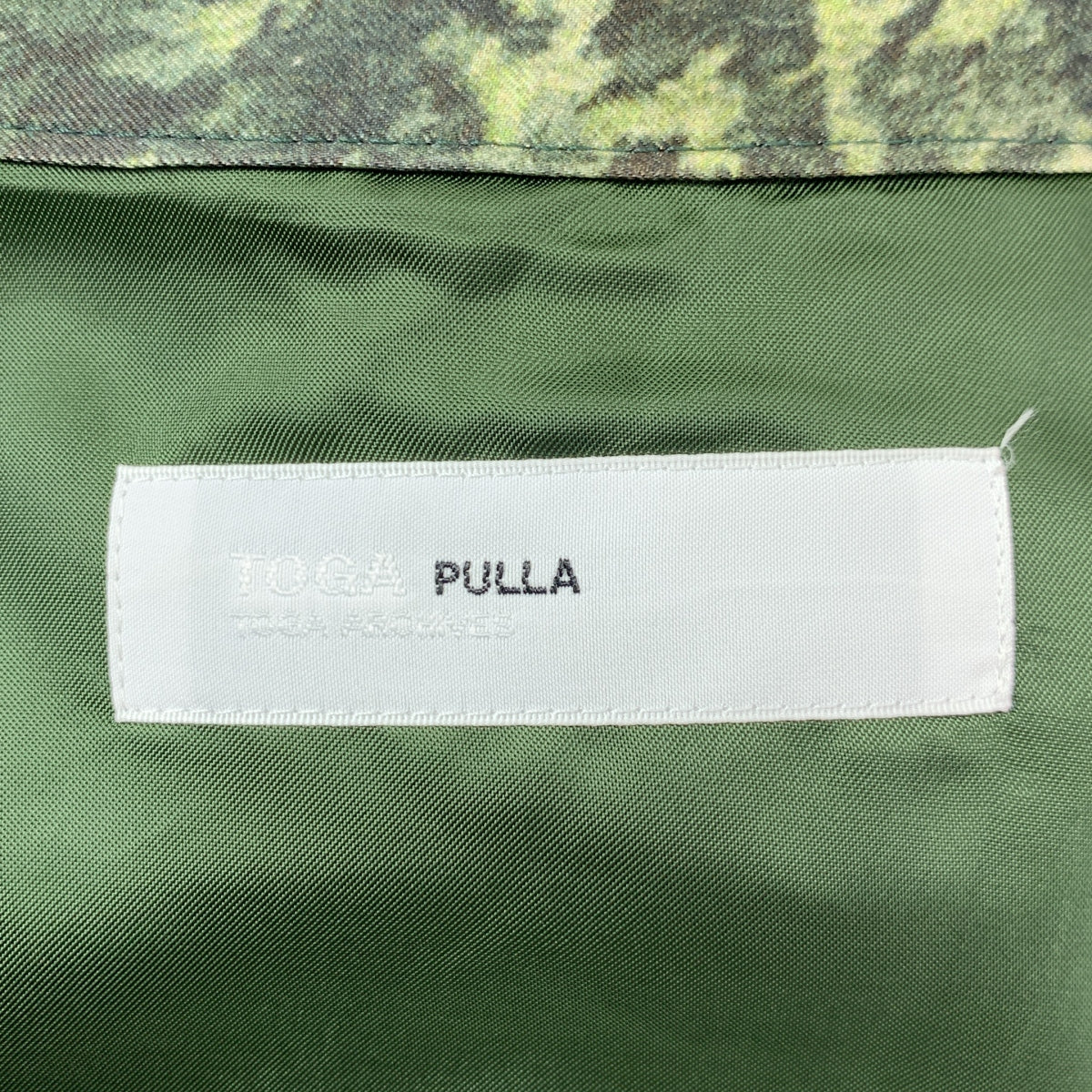 TOGA PULLA | 內搭印花襯衫裙 | 尺寸 36 | 女款