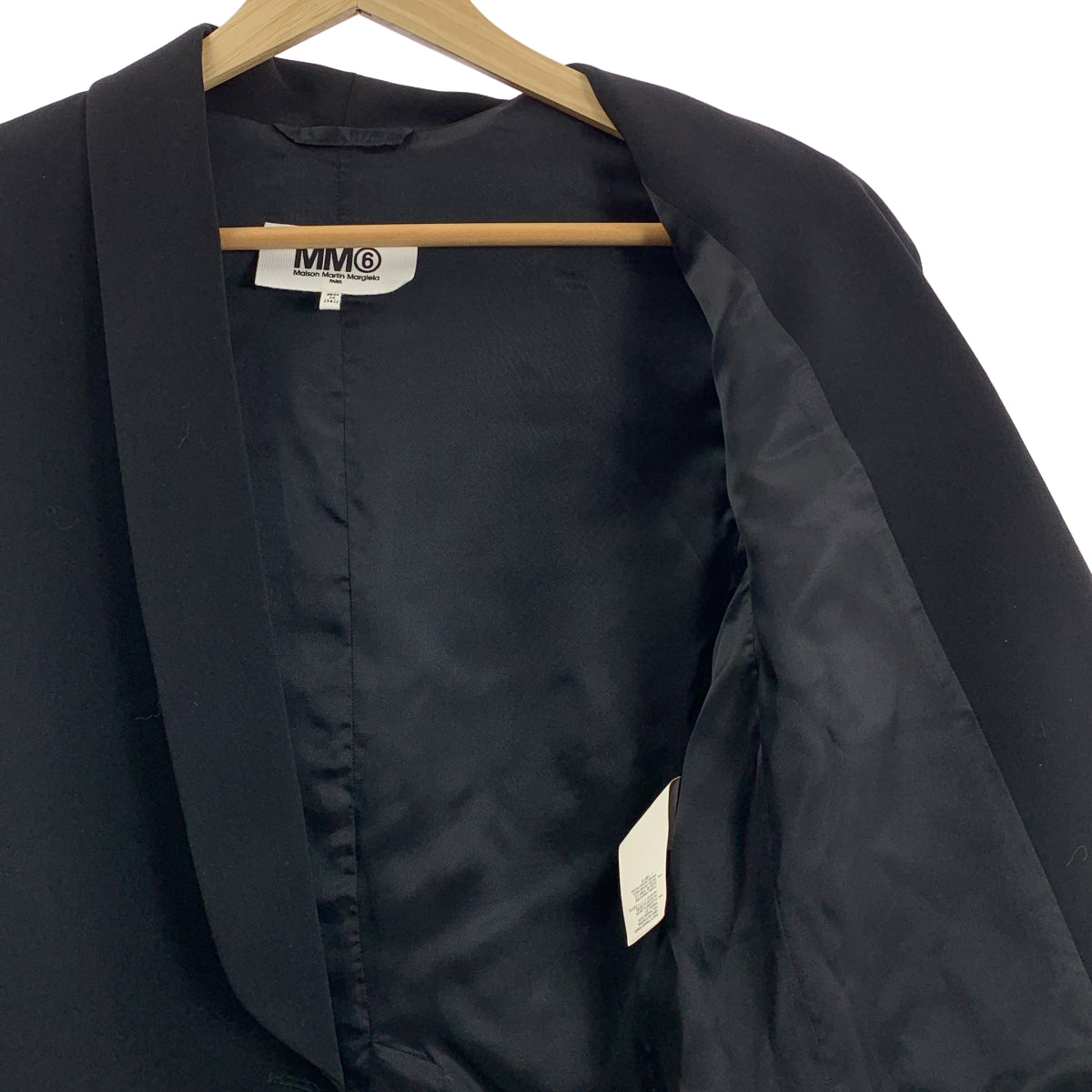 MM6 Maison Martin Margiela / エムエムシックスメゾンマルタンマルジェラ | 2014AW | 1B シングルブレスト テーラードジャケット / 総裏地 | 40 | レディース